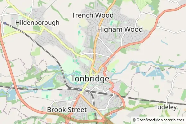 Mapa Tonbridge