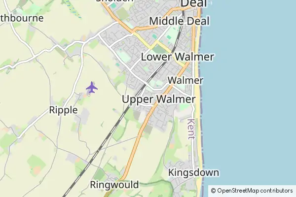 Mapa Walmer