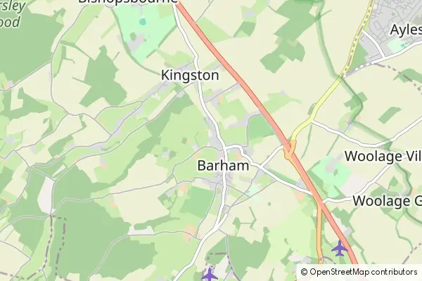 Mapa Barham