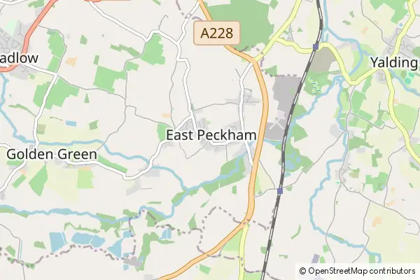 Mapa East Peckham