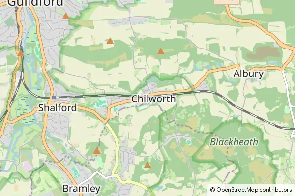 Mapa Chilworth