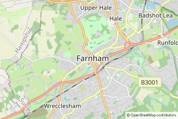 Mapa Farnham