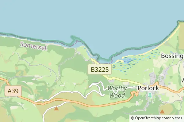 Mapa Porlock Weir