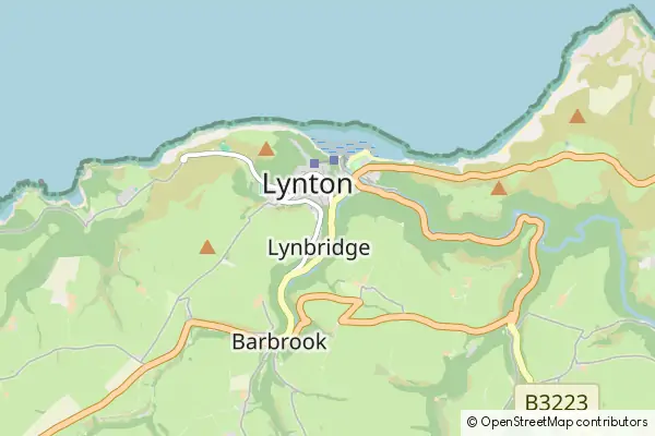 Mapa Lynton