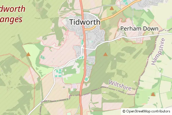 Mapa Tidworth