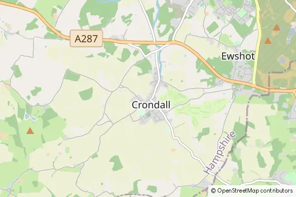 Mapa Crondall