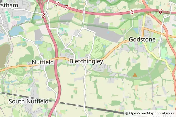 Mapa Bletchingley