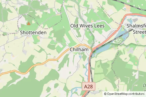 Mapa Chilham