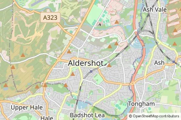 Mapa Aldershot