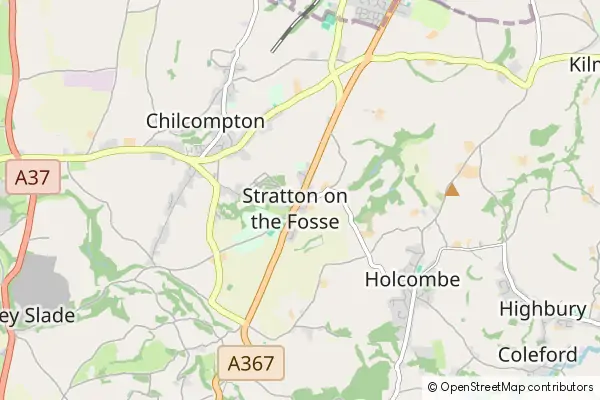 Mapa Stratton-on-the-Fosse