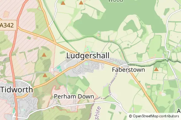 Mapa Ludgershall