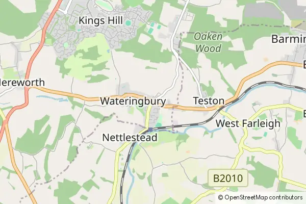 Mapa Wateringbury