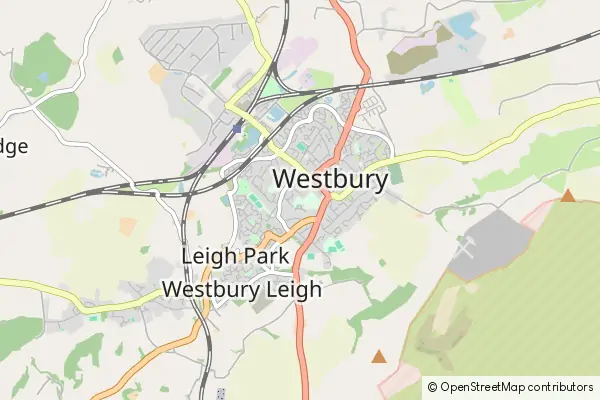 Mapa Westbury