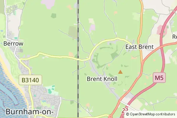 Mapa Brent Knoll