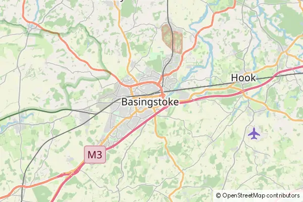 Mapa Basingstoke