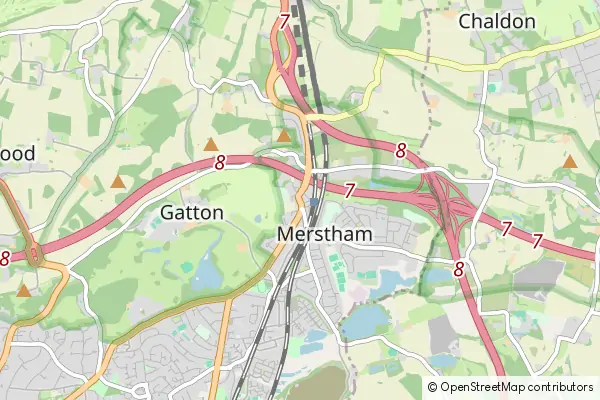 Mapa Merstham