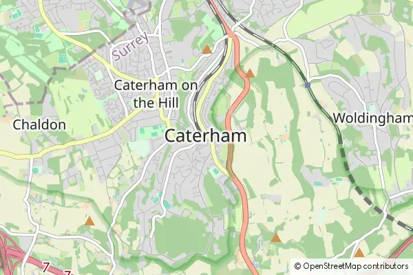 Mapa Caterham
