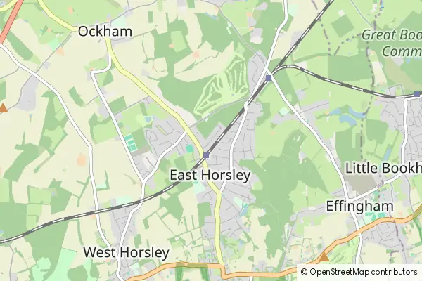 Mapa East Horsley