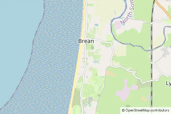Mapa Brean