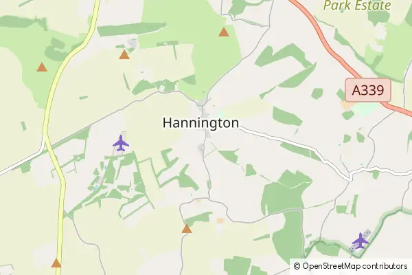 Mapa Hannington