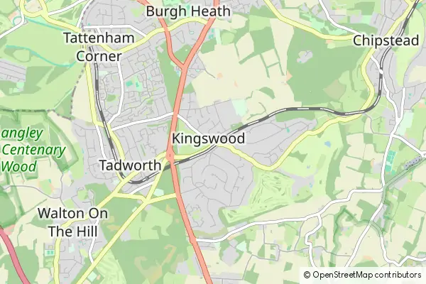 Mapa Kingswood