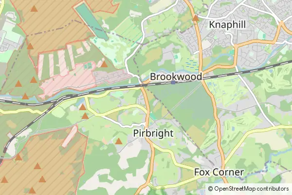 Mapa Pirbright