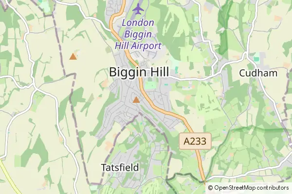 Mapa Biggin Hill