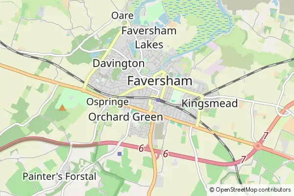 Mapa Faversham