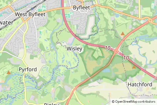 Mapa Wisley