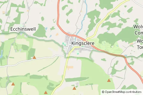 Mapa Kingsclere