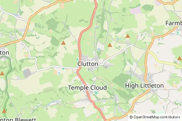Mapa Clutton