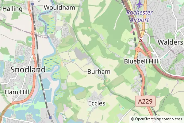 Mapa Burham