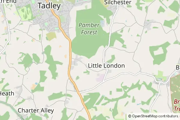 Mapa Tadley