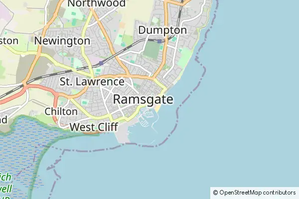Mapa Ramsgate
