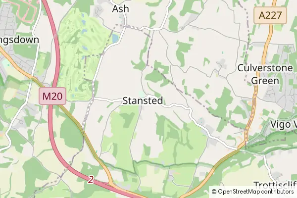 Mapa Stansted