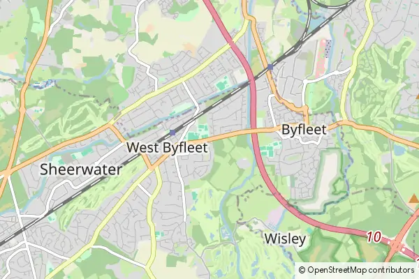 Mapa West Byfleet