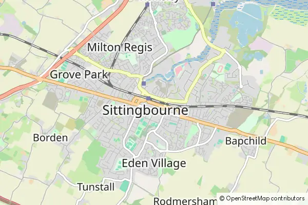 Mapa Sittingbourne