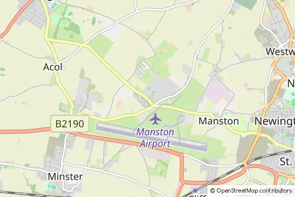 Mapa Manston