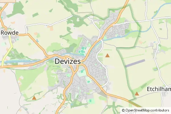 Mapa Devizes