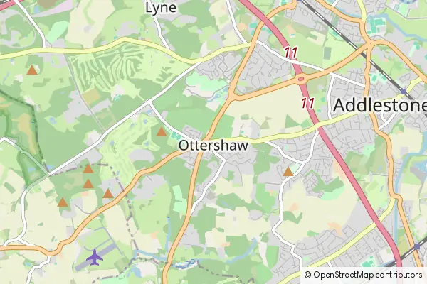Mapa Ottershaw
