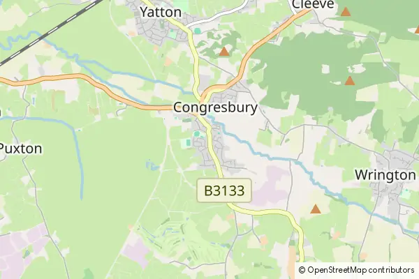 Mapa Congresbury