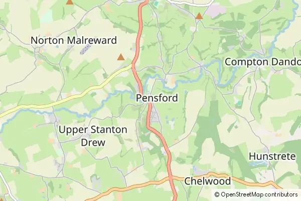 Mapa Pensford