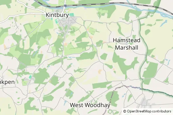 Mapa Kintbury