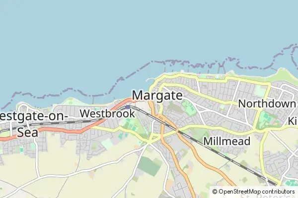 Mapa Margate