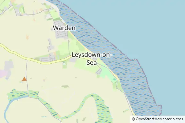 Mapa Leysdown-on-Sea