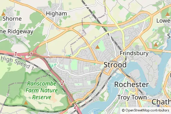 Mapa Strood