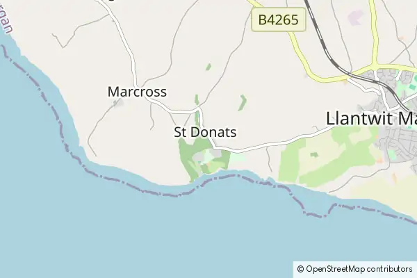 Mapa St Donats