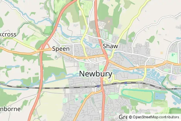 Mapa Newbury