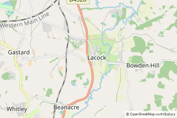 Mapa Lacock