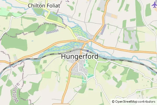 Mapa Hungerford